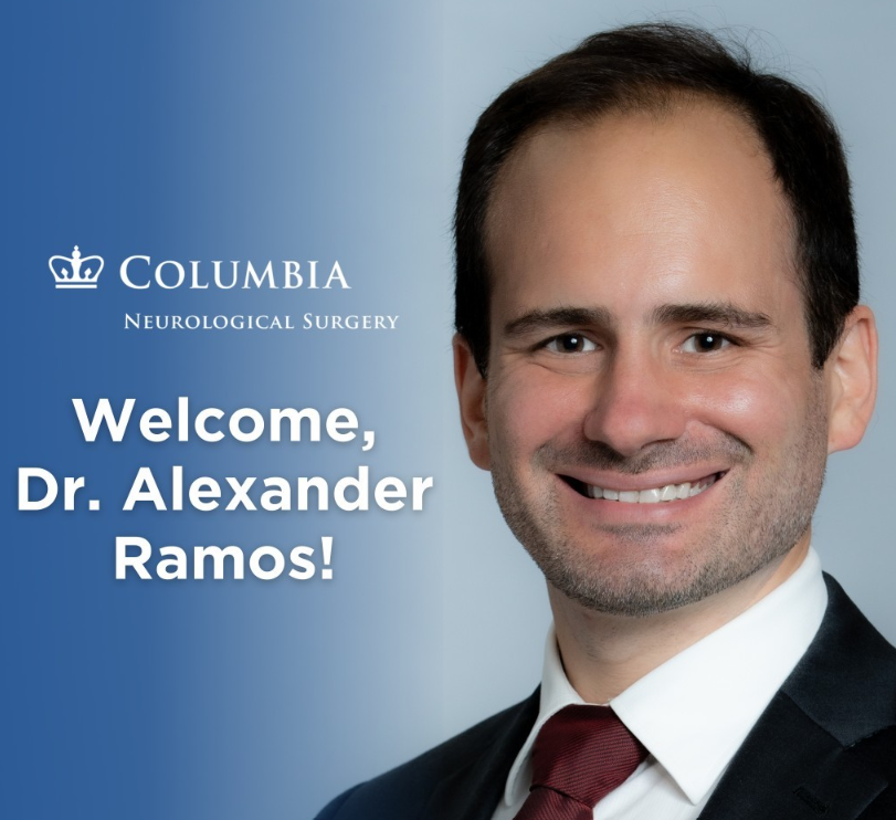 Welcome Dr. Alexander Ramos | Columbia Neurosurgery in New York City