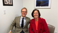 Dr. Sekula with Karen