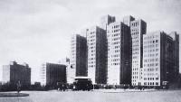 Black and white historical photo of the Neurological Institute of New York